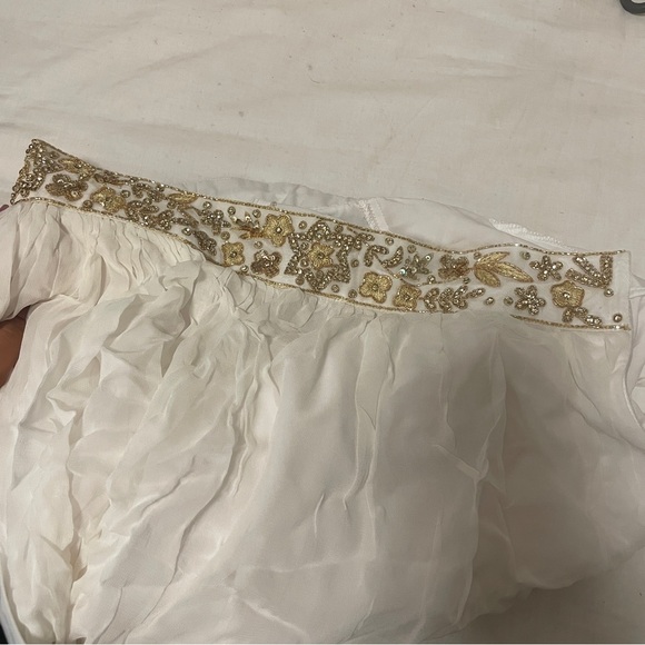 45” White Tara Lengha Skirt (XS) (BNWT) - Picture 5 of 16